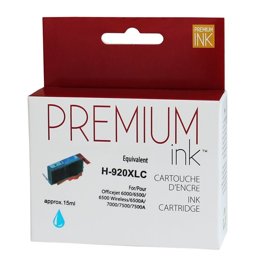HP No. 920XL CD972A Alternative Cyan Premium Ink